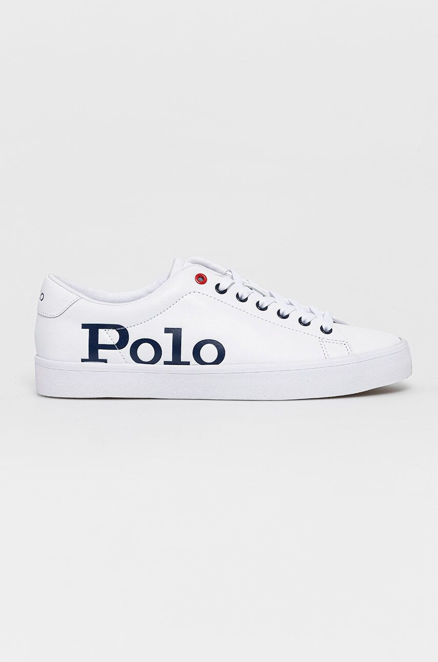 Polo Ralph Lauren Kožené boty bílá barva - Pepit.cz