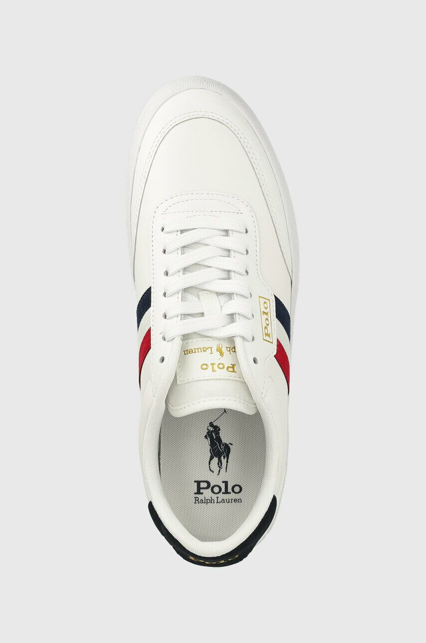 Polo Ralph Lauren Kožené sneakers boty Court VLC béžová barva 816861064001 - Pepit.cz