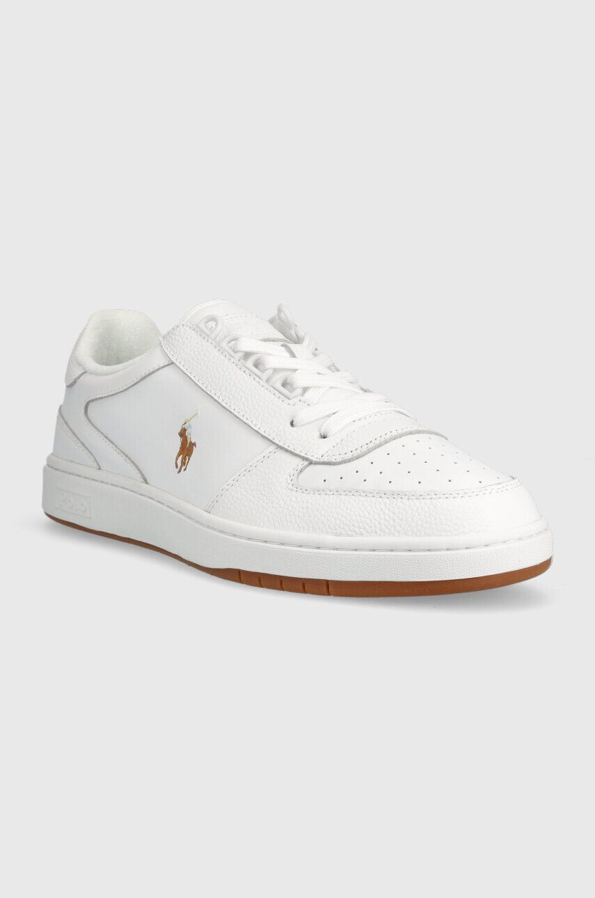 Polo Ralph Lauren Kožené sneakers boty Hanford hnědá barva 809877610004 - Pepit.cz