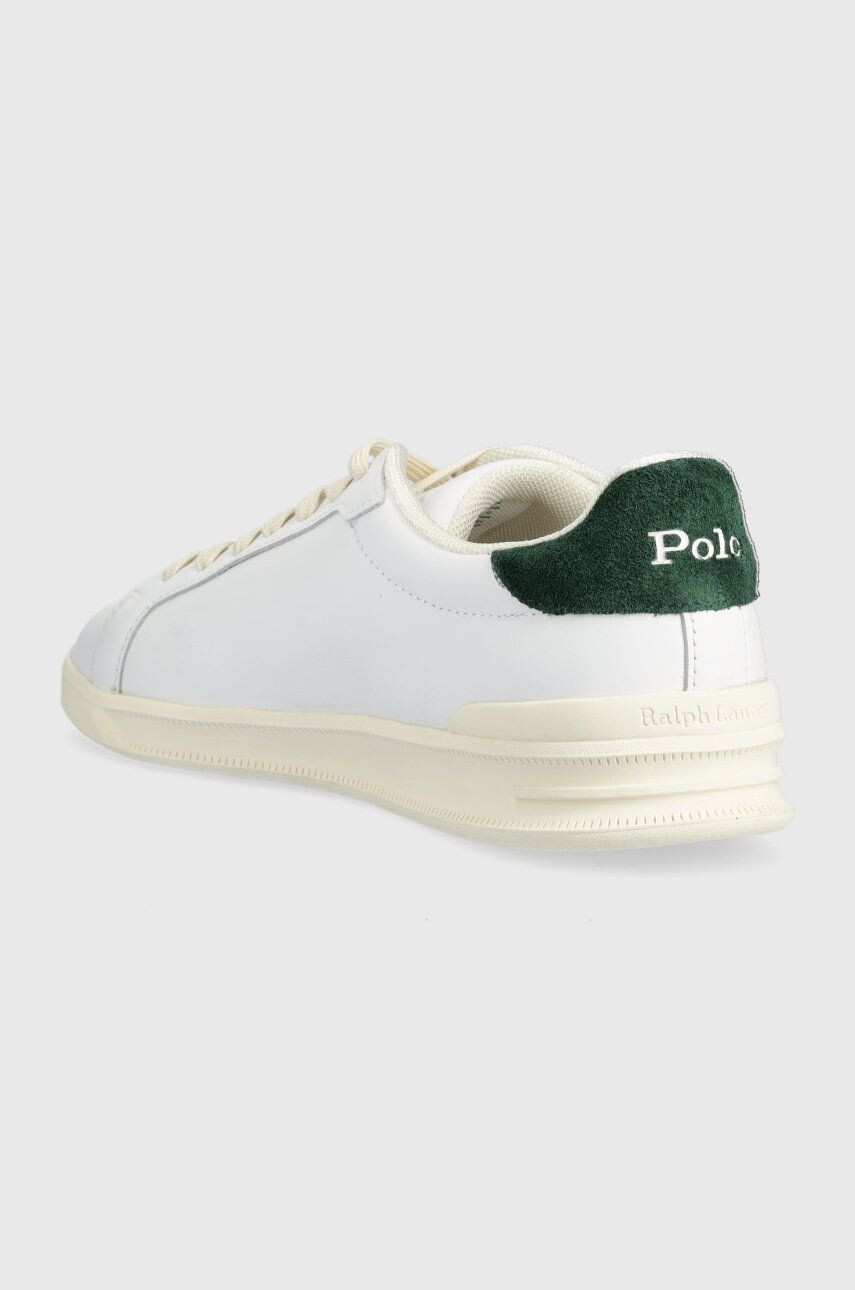 Polo Ralph Lauren Kožené sneakers boty Hrt Ct Ii bílá barva - Pepit.cz