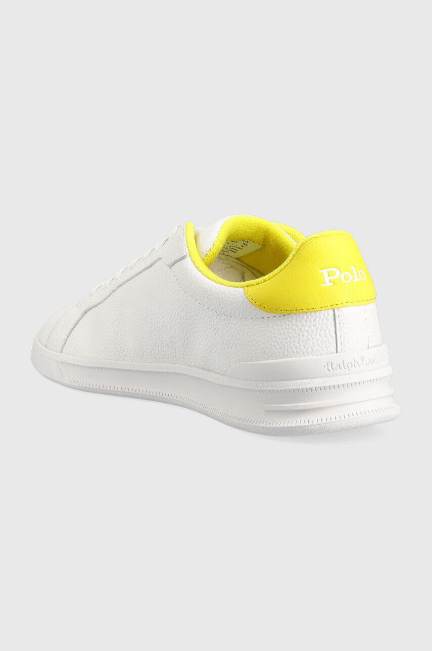 Polo Ralph Lauren Kožené sneakers boty HRT CT II bílá barva 809892328002 - Pepit.cz