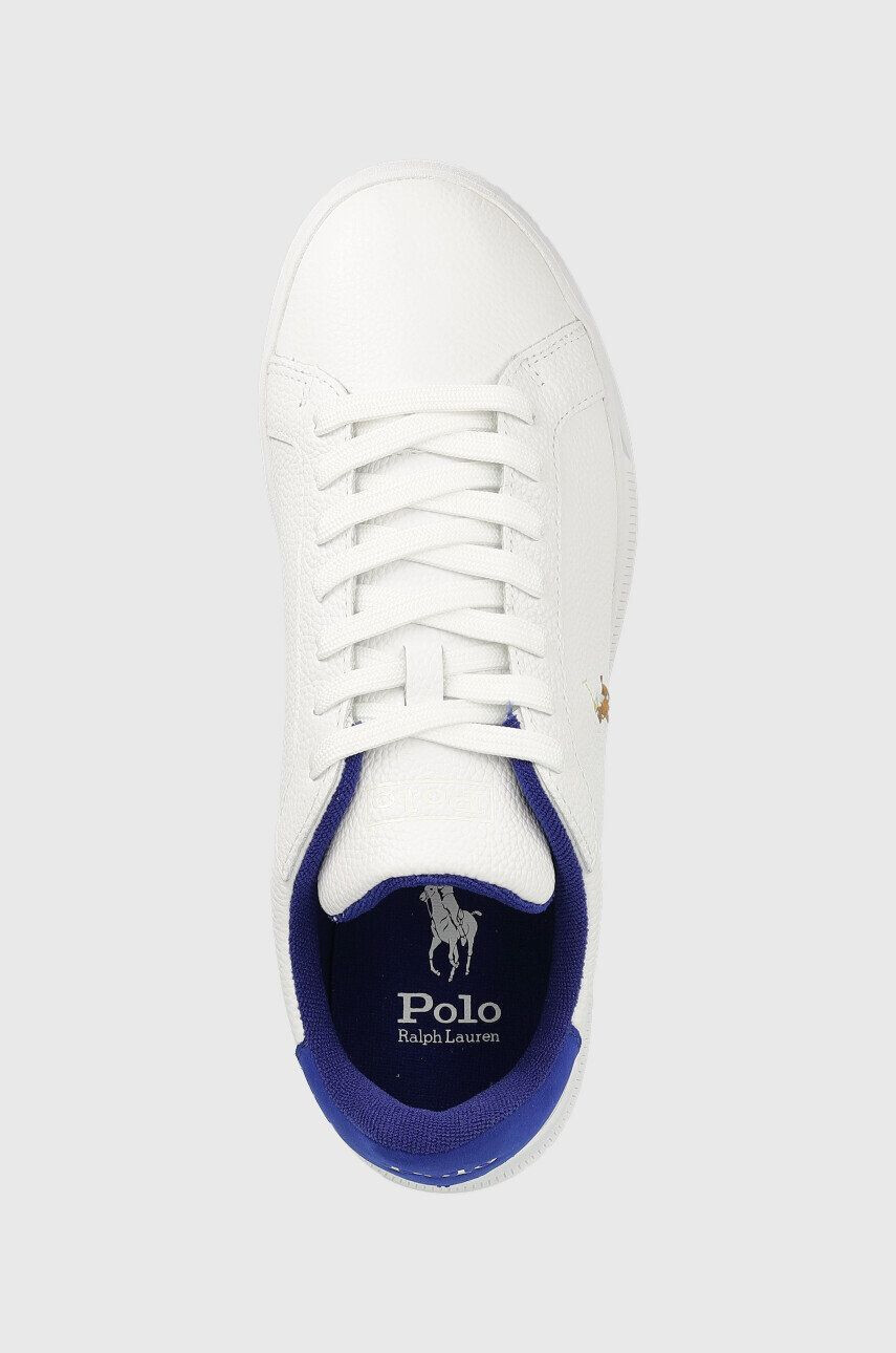 Polo Ralph Lauren Kožené sneakers boty HRT CT II bílá barva 809892328001 - Pepit.cz