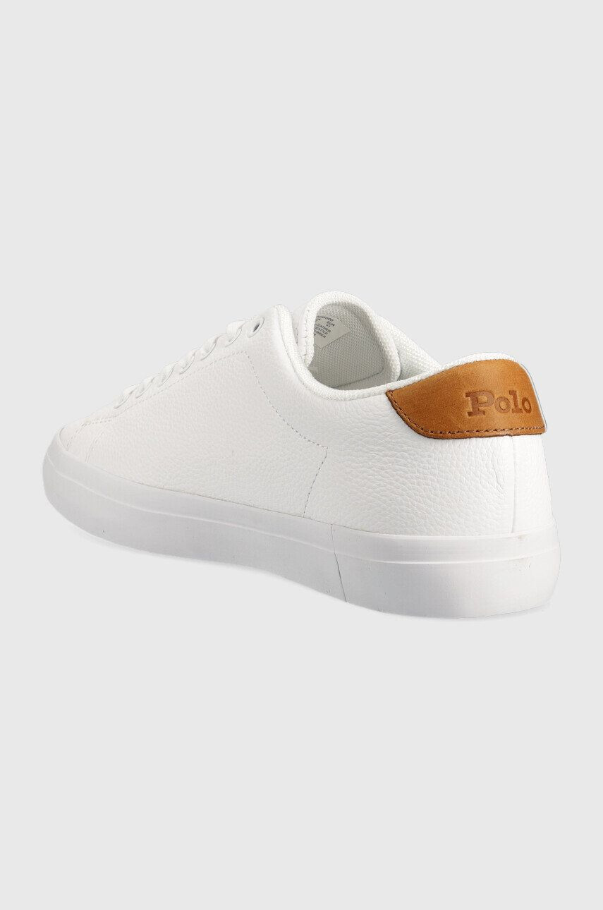 Polo Ralph Lauren Kožené sneakers boty Longwood bílá barva - Pepit.cz