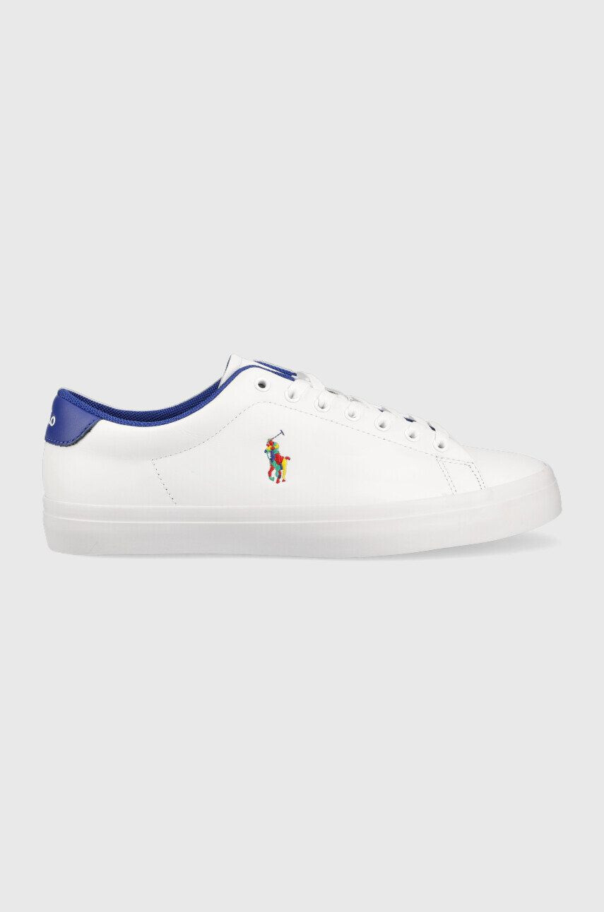 Polo Ralph Lauren Kožené sneakers boty LONGWOOD bílá barva 816892339001 - Pepit.cz