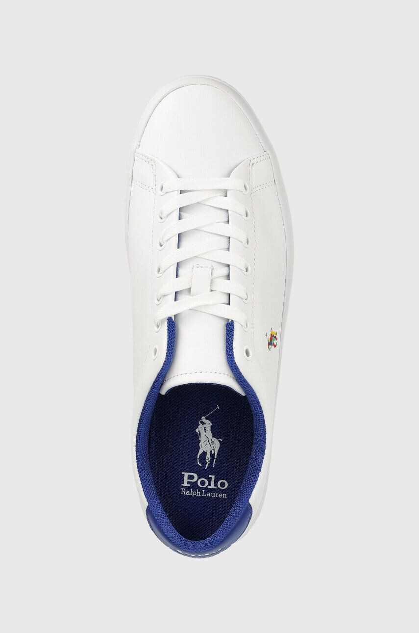 Polo Ralph Lauren Kožené sneakers boty LONGWOOD bílá barva 816892339001 - Pepit.cz