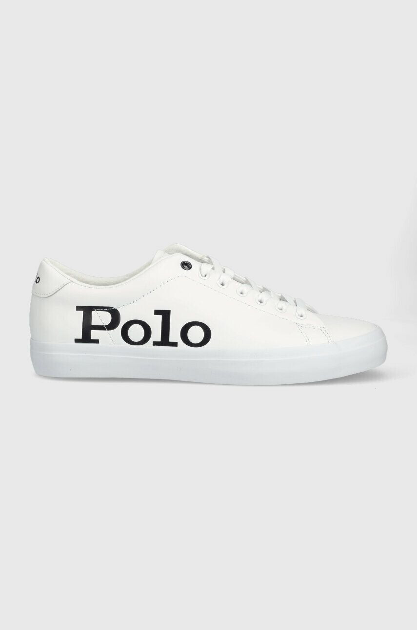 Polo Ralph Lauren Kožené sneakers boty Longwood bílá barva 816892341001 - Pepit.cz