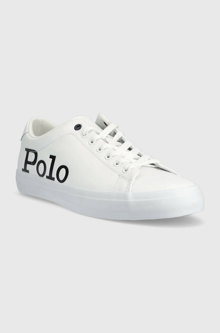 Polo Ralph Lauren Kožené sneakers boty Longwood bílá barva 816892341001 - Pepit.cz