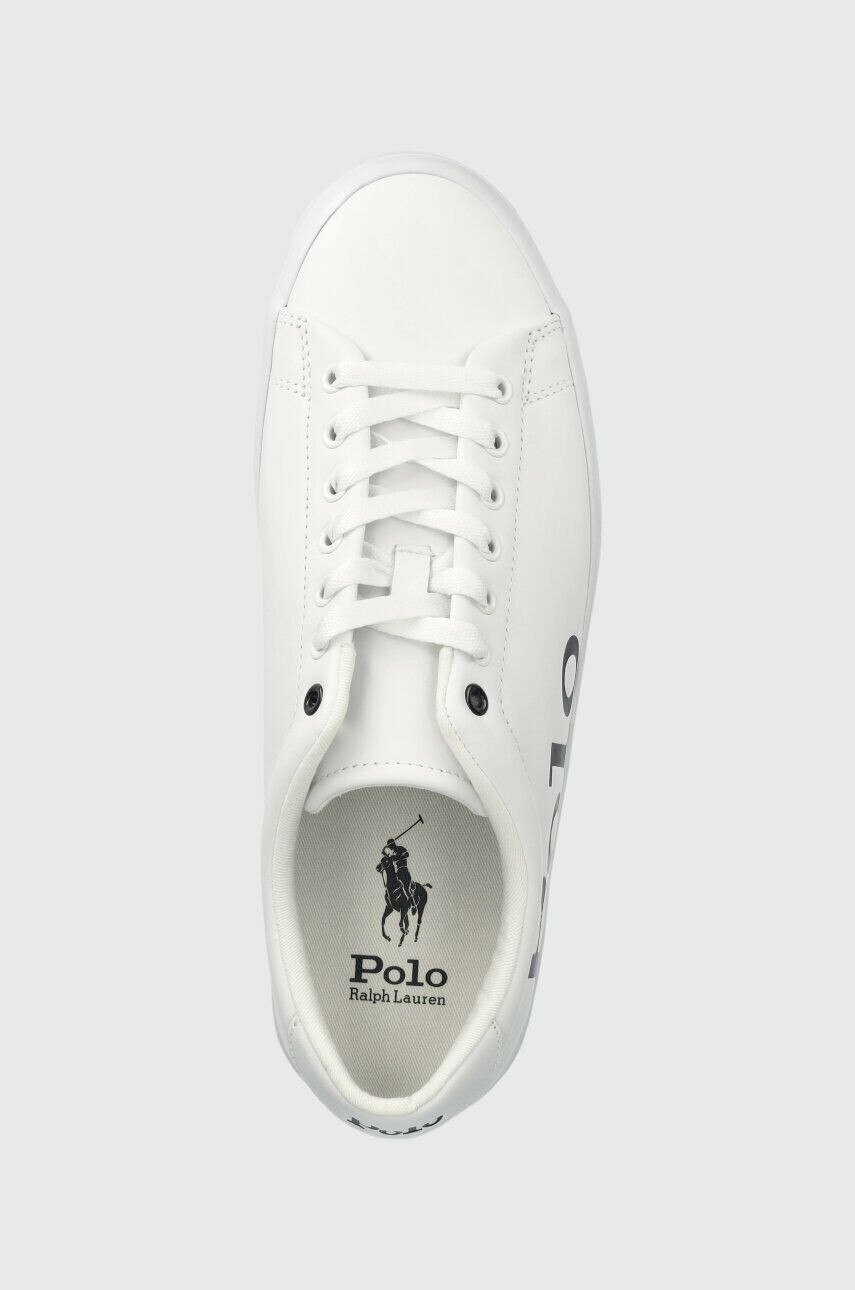 Polo Ralph Lauren Kožené sneakers boty Longwood bílá barva 816892341001 - Pepit.cz