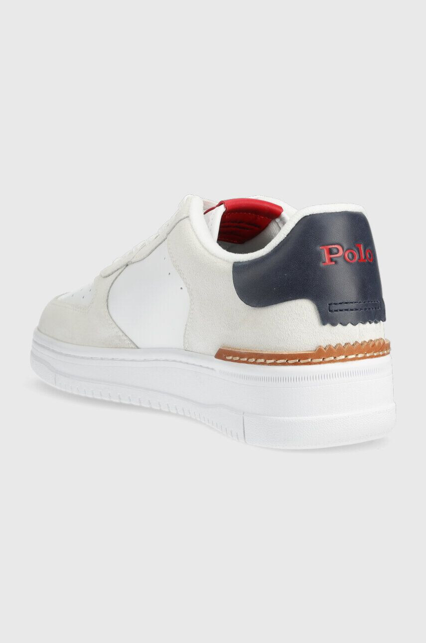 Polo Ralph Lauren Kožené sneakers boty Masters Crt bílá barva 809891794001 - Pepit.cz