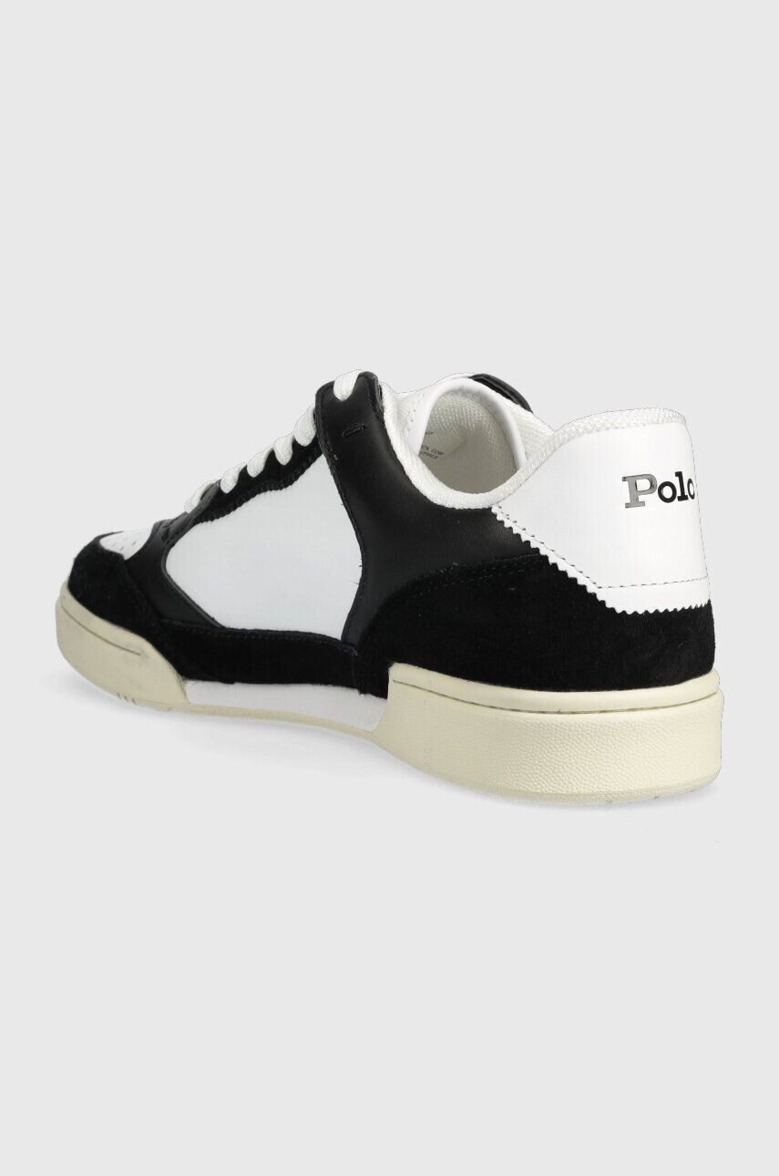 Polo Ralph Lauren Kožené sneakers boty Polo Crt Lux černá barva 809892284001 - Pepit.cz