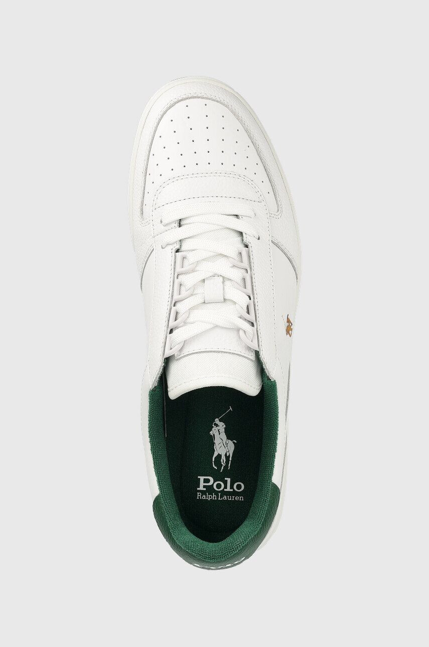 Polo Ralph Lauren Kožené sneakers boty POLO CRT PP bílá barva 809892278004 - Pepit.cz