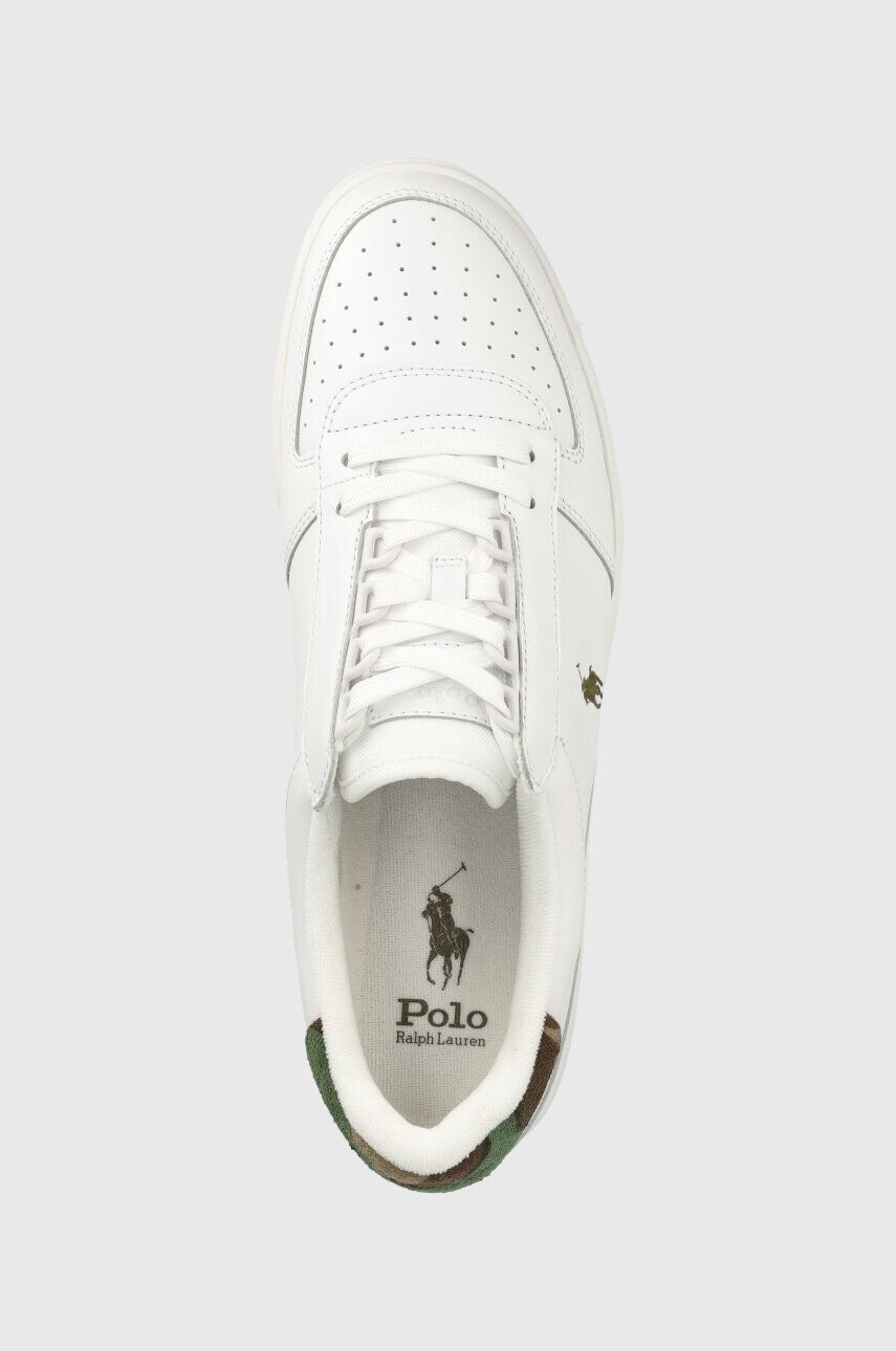 Polo Ralph Lauren Kožené sneakers boty Polo Crt Pp bílá barva 809913450005 - Pepit.cz