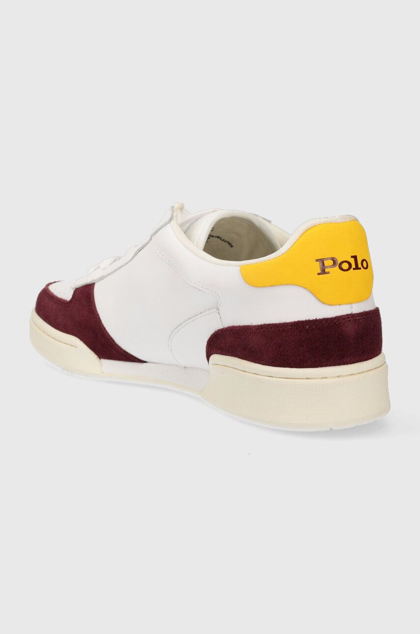 Polo Ralph Lauren Kožené sneakers boty Polo Crt Pp bílá barva 809913450008 - Pepit.cz