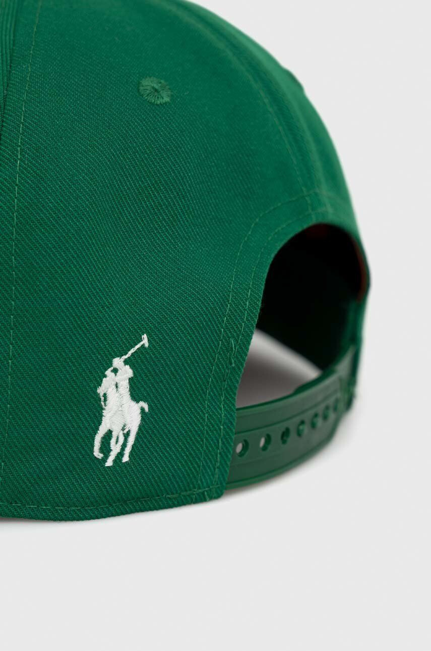 Polo Ralph Lauren Kšiltovka zelená barva s aplikací - Pepit.cz