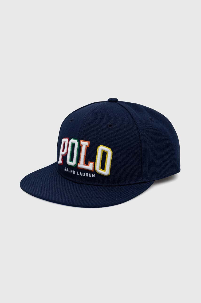 Polo Ralph Lauren Kšiltovka fialová barva hladká - Pepit.cz