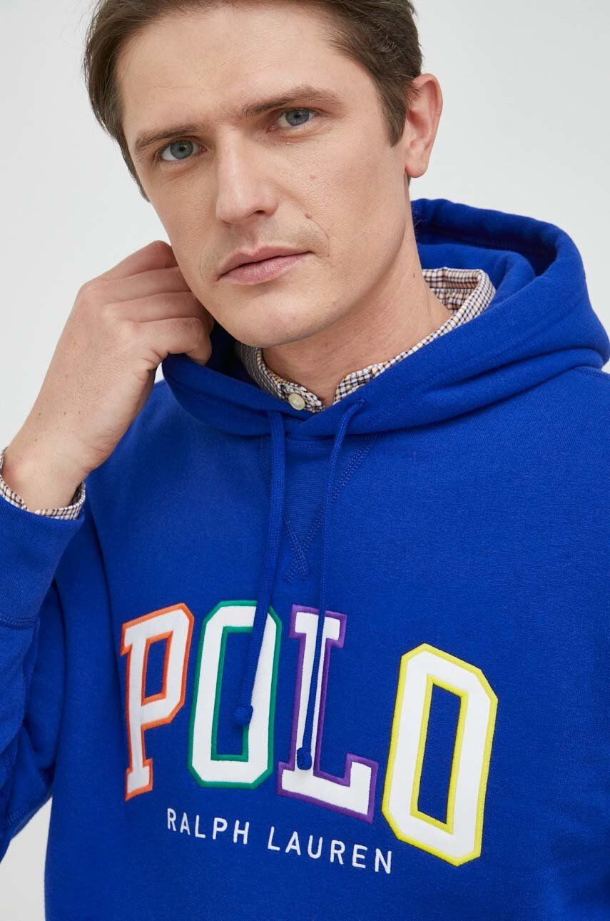 Polo Ralph Lauren Mikina pánská s kapucí s aplikací - Pepit.cz