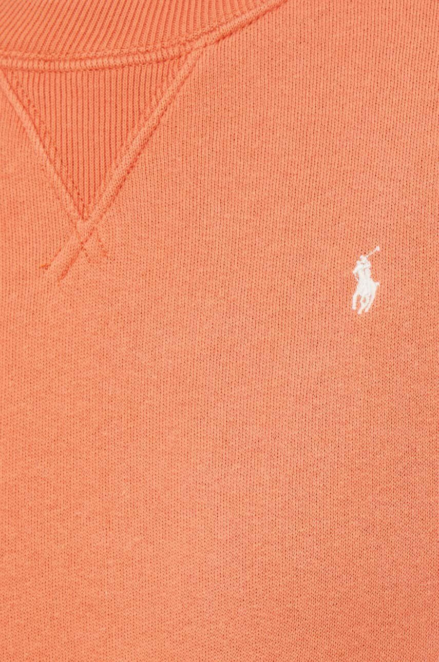 Polo Ralph Lauren Mikina dámská oranžová barva hladká - Pepit.cz