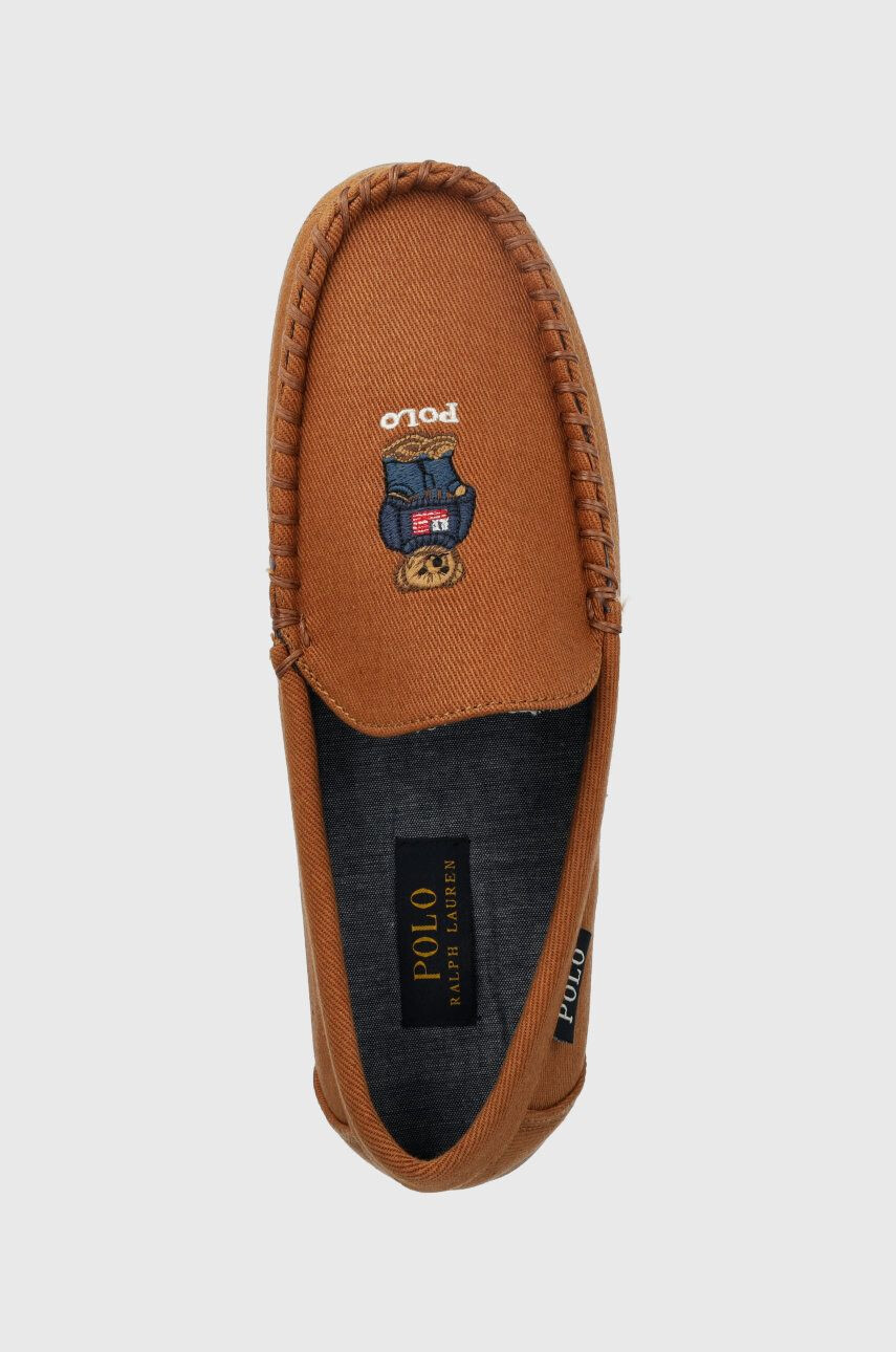 Polo Ralph Lauren Mokasíny Declan Bear pánské hnědá barva - Pepit.cz