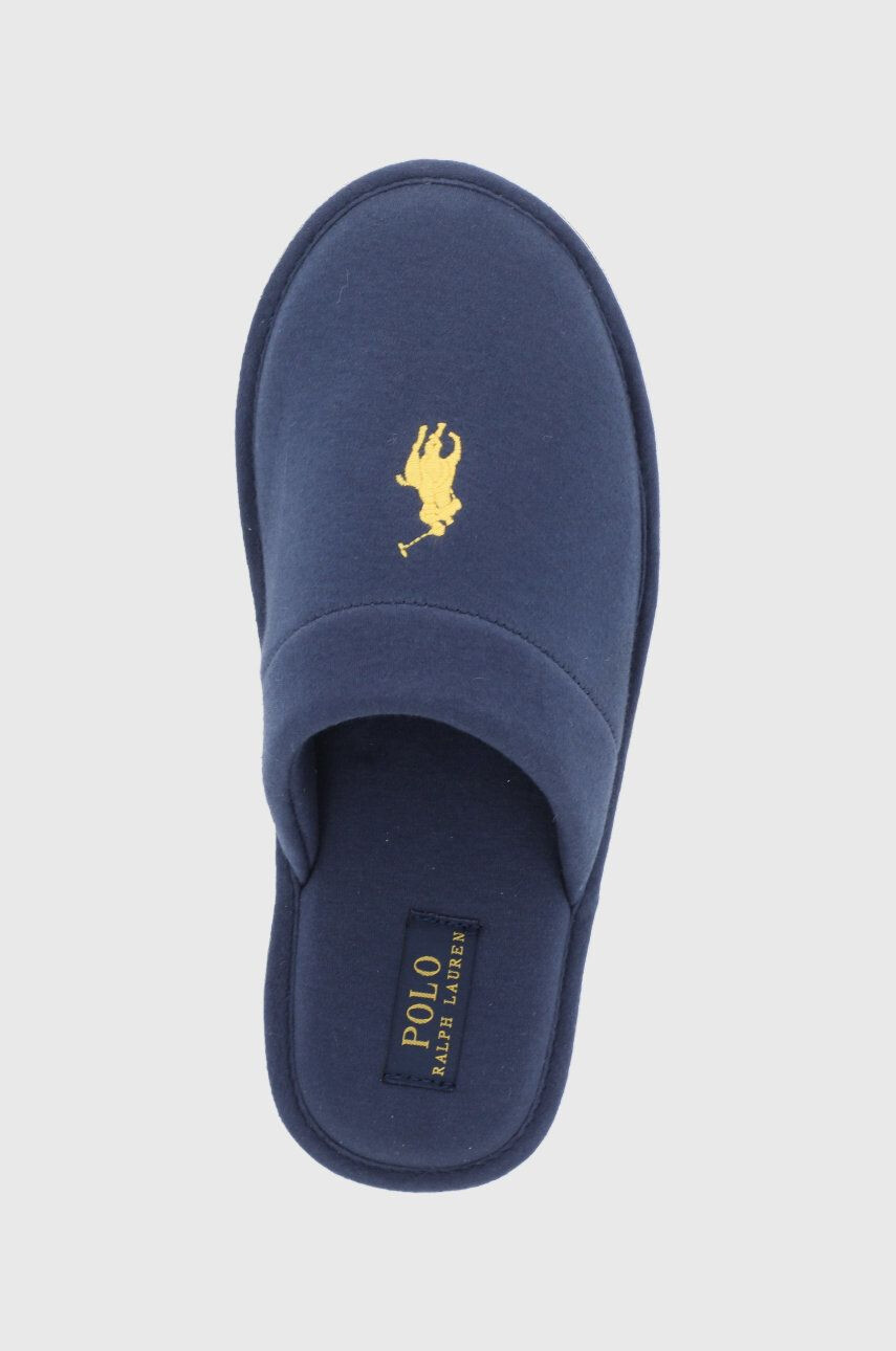 Polo Ralph Lauren Pantofle tmavomodrá barva - Pepit.cz