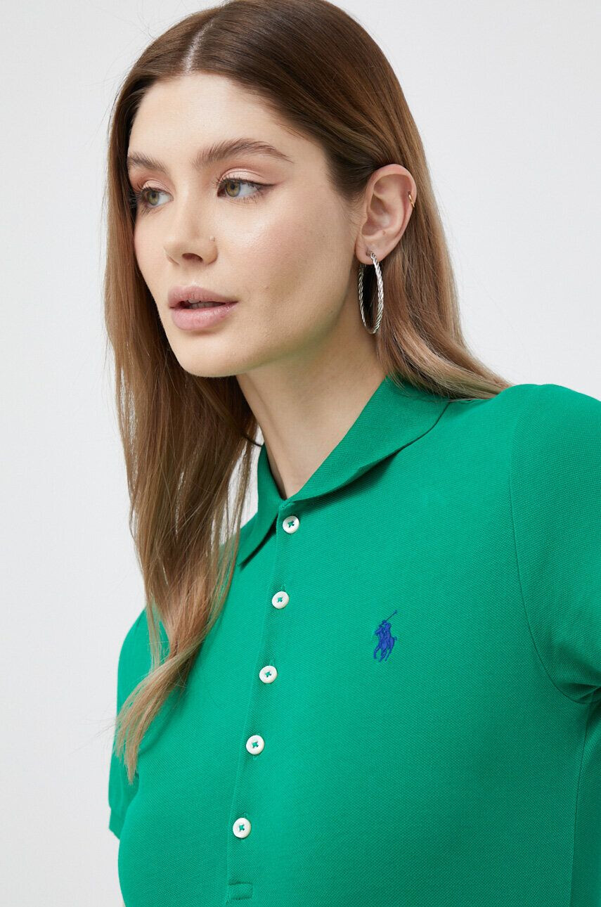 Polo Ralph Lauren Polo tričko zelená barva - Pepit.cz