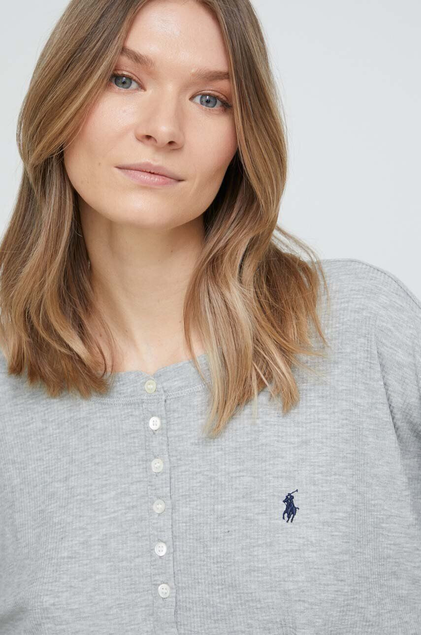 Polo Ralph Lauren Pyžamo šedá barva - Pepit.cz