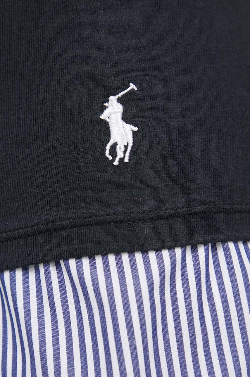 Polo Ralph Lauren Pyžamové tričko černá barva - Pepit.cz