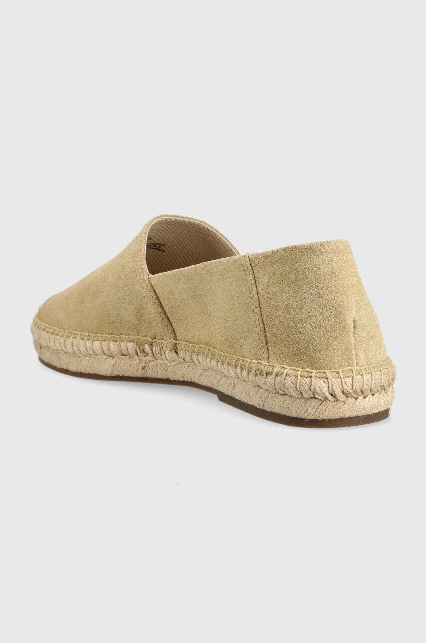 Polo Ralph Lauren Semišové espadrilky CEVIO béžová barva - Pepit.cz