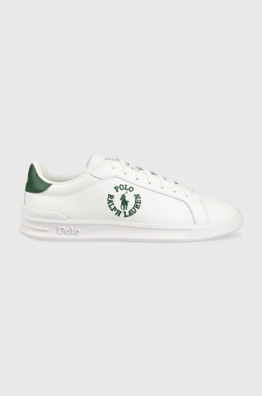 Polo Ralph Lauren Sneakers boty Hrt Crt Cl bílá barva - Pepit.cz