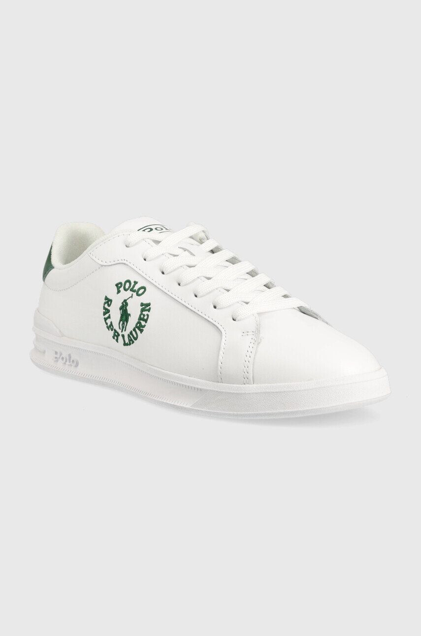 Polo Ralph Lauren Sneakers boty Hrt Crt Cl bílá barva - Pepit.cz