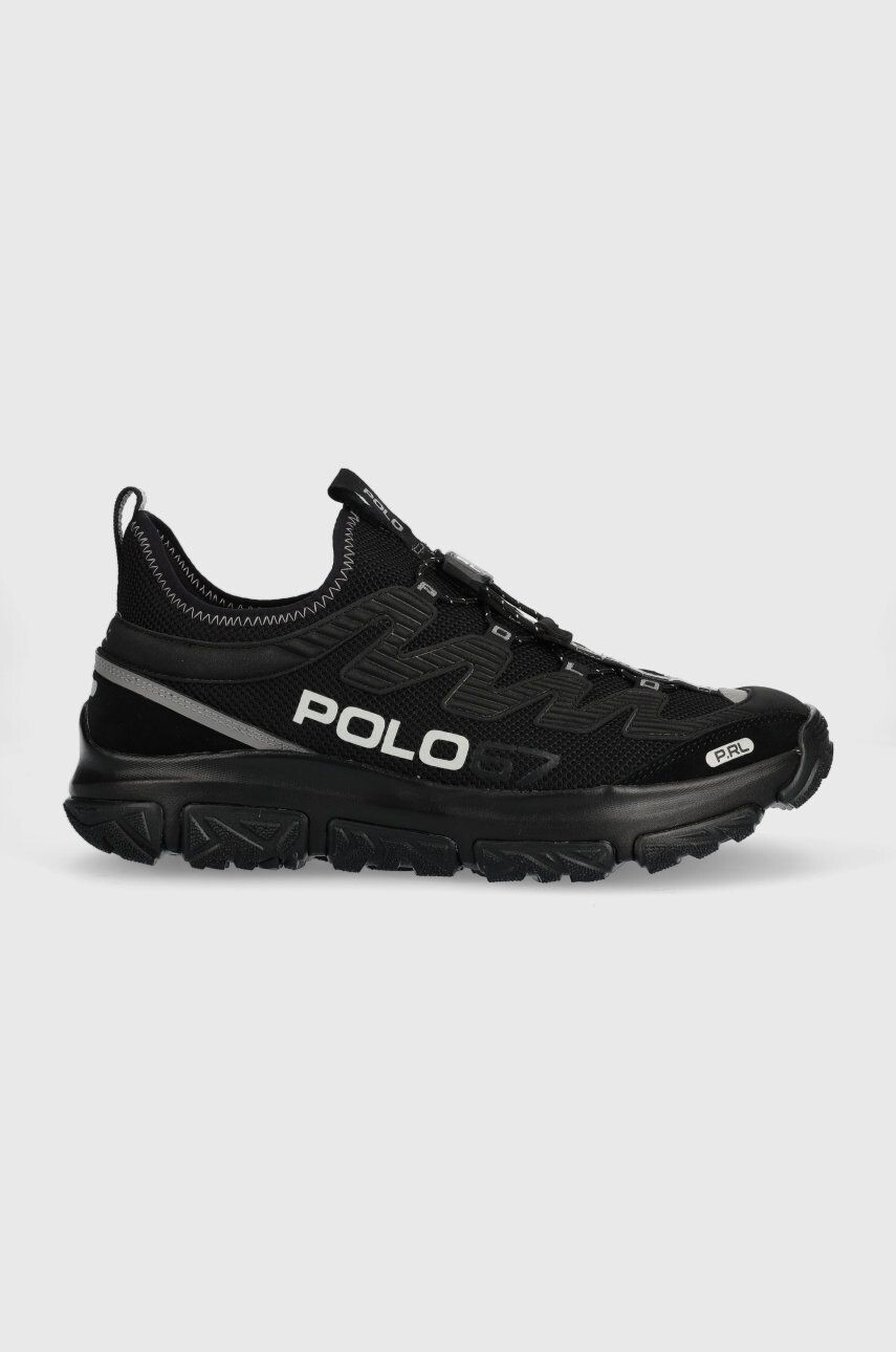 Polo Ralph Lauren Sneakers boty Advntr 300Lt černá barva - Pepit.cz