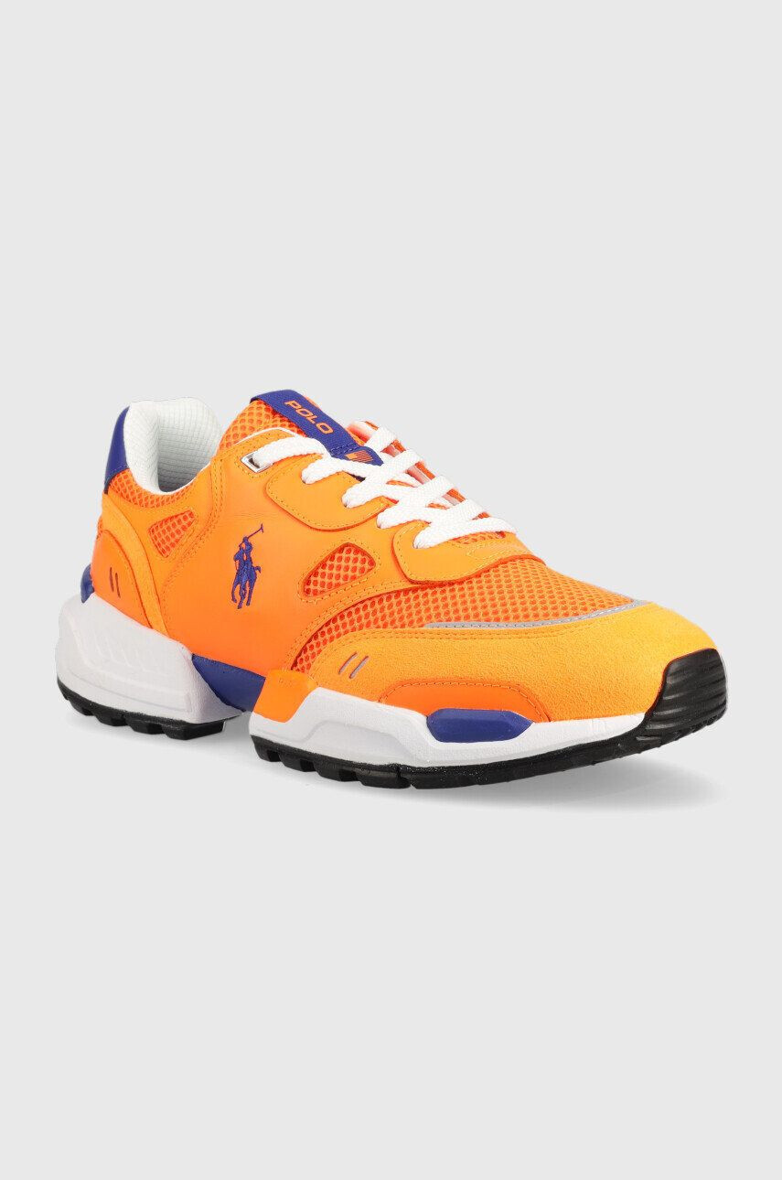 Polo Ralph Lauren Sneakers boty POLO JGR PP oranžová barva 809891786003 - Pepit.cz