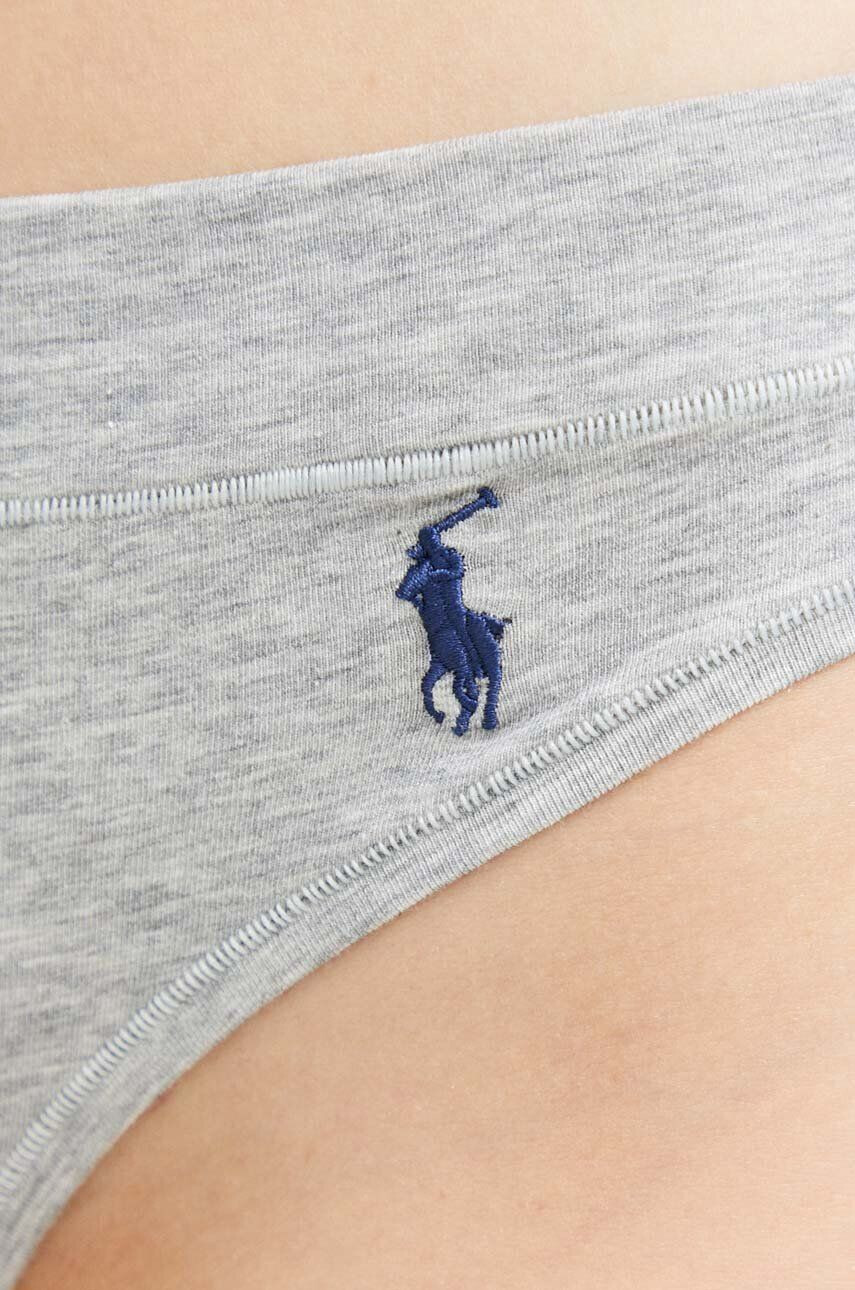 Polo Ralph Lauren Tanga šedá barva - Pepit.cz