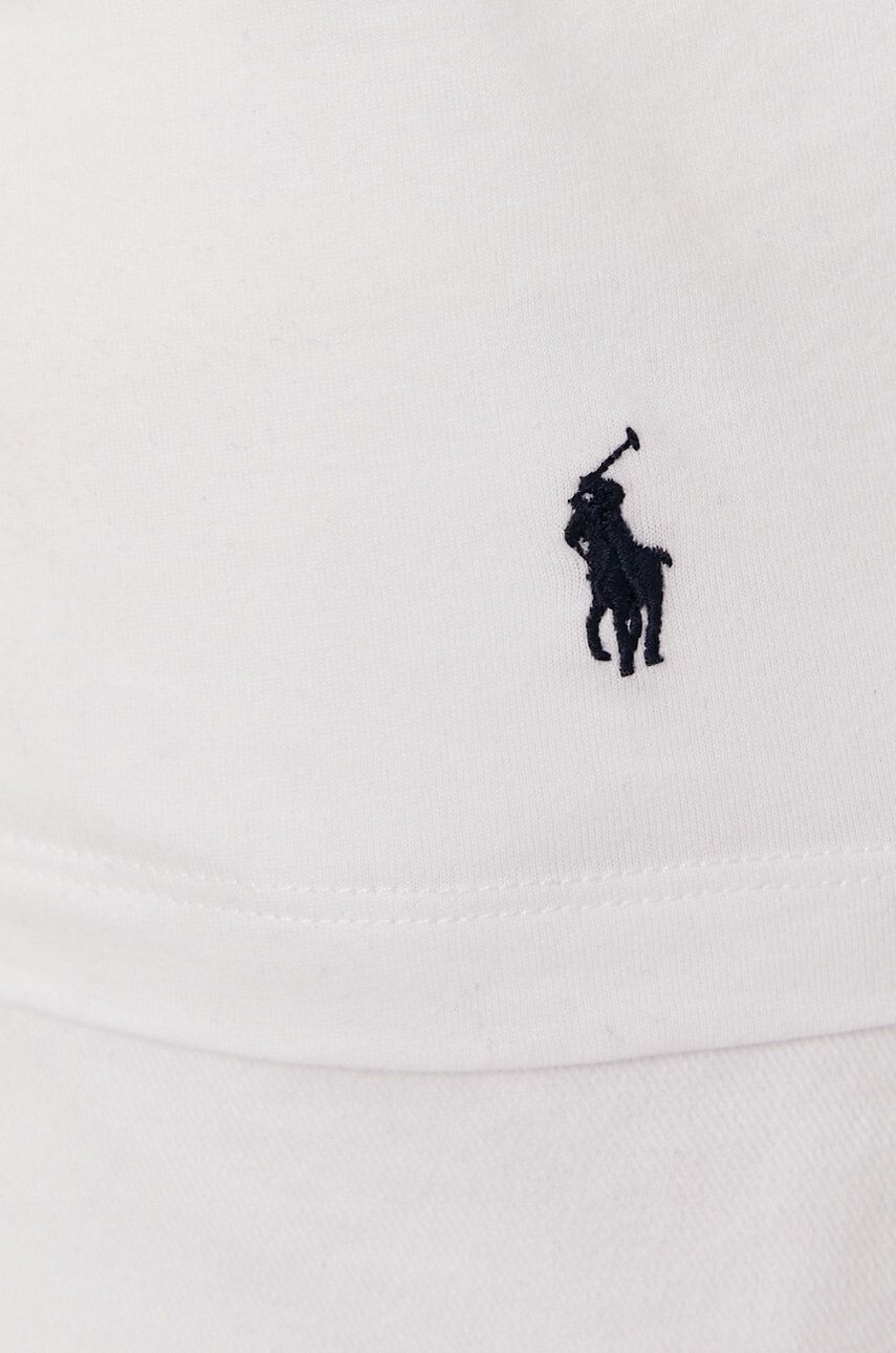 Polo Ralph Lauren Tričko pánské bílá barva hladké - Pepit.cz