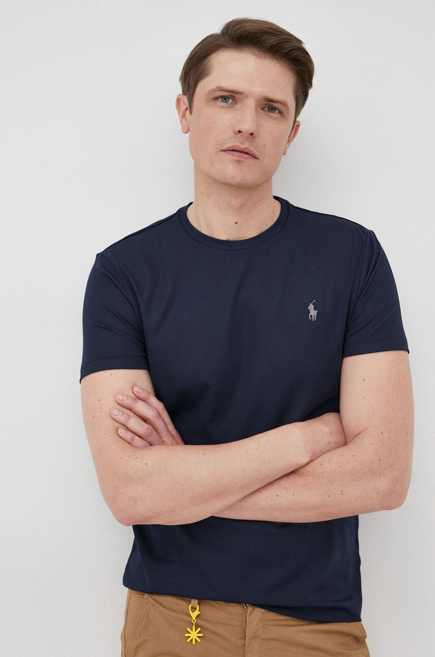 Polo Ralph Lauren Tričko tmavomodrá barva - Pepit.cz