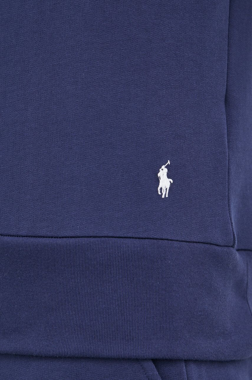 Polo Ralph Lauren Tričko s dlouhým rukávem tmavomodrá barva s potiskem - Pepit.cz