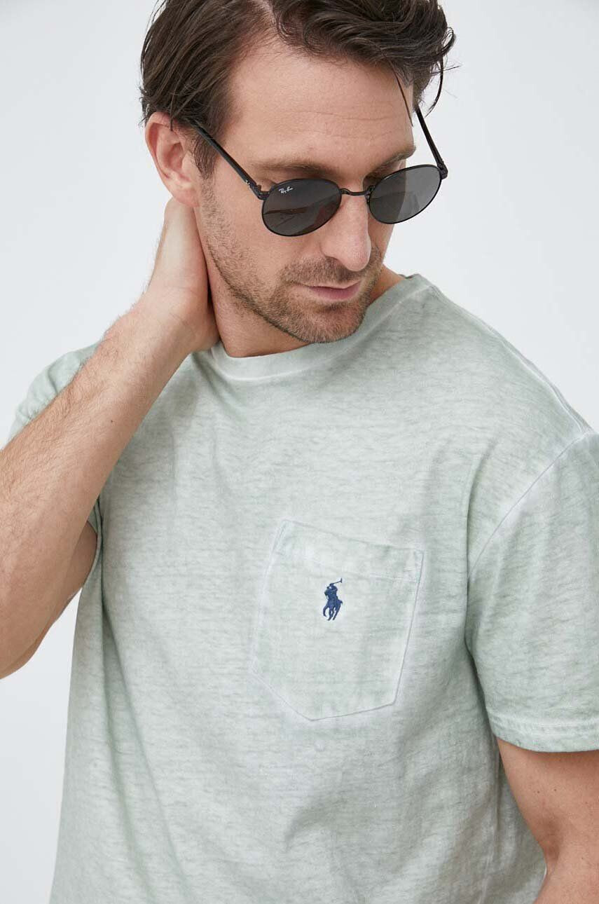 Polo Ralph Lauren Tričko s lněnou směsí - Pepit.cz