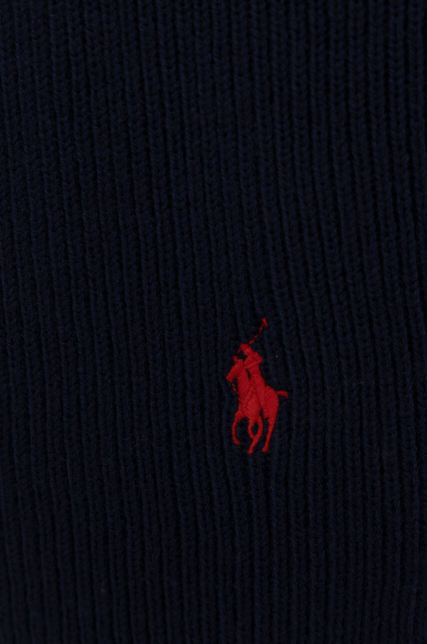 Polo Ralph Lauren Vlněná šála tmavomodrá barva - Pepit.cz