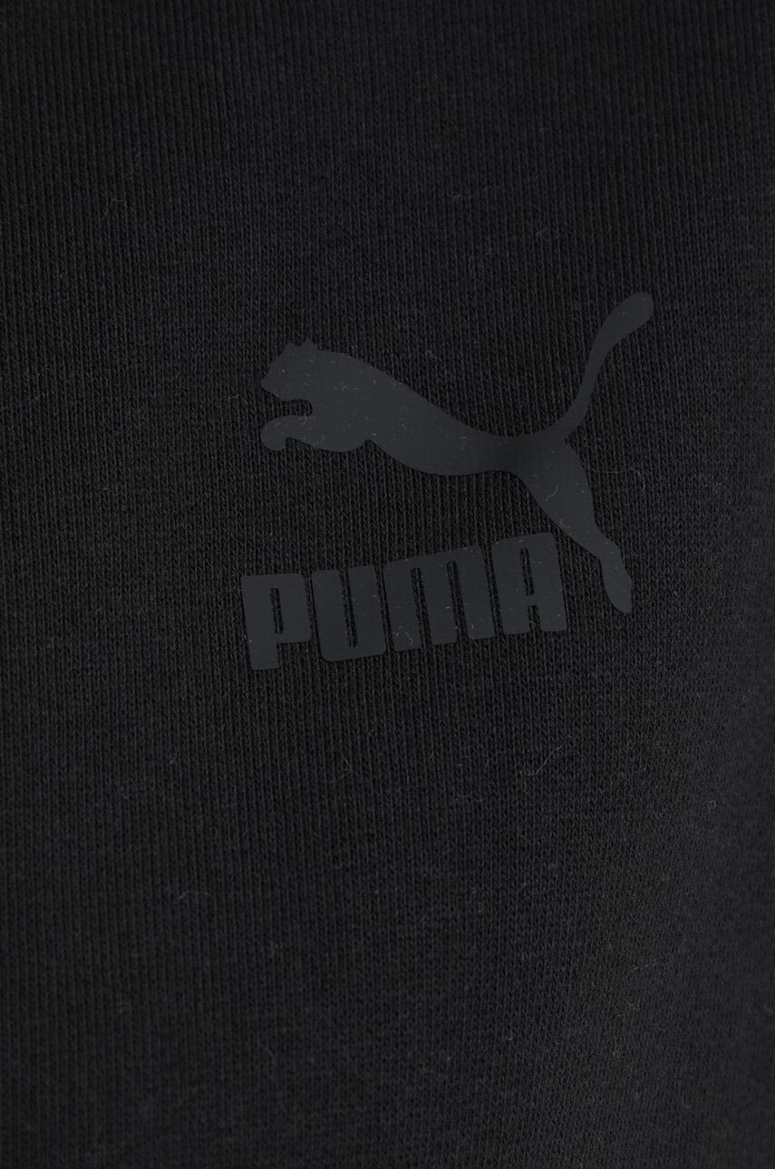 Puma Bavlněná mikina 534576 dámská černá barva hladká - Pepit.cz