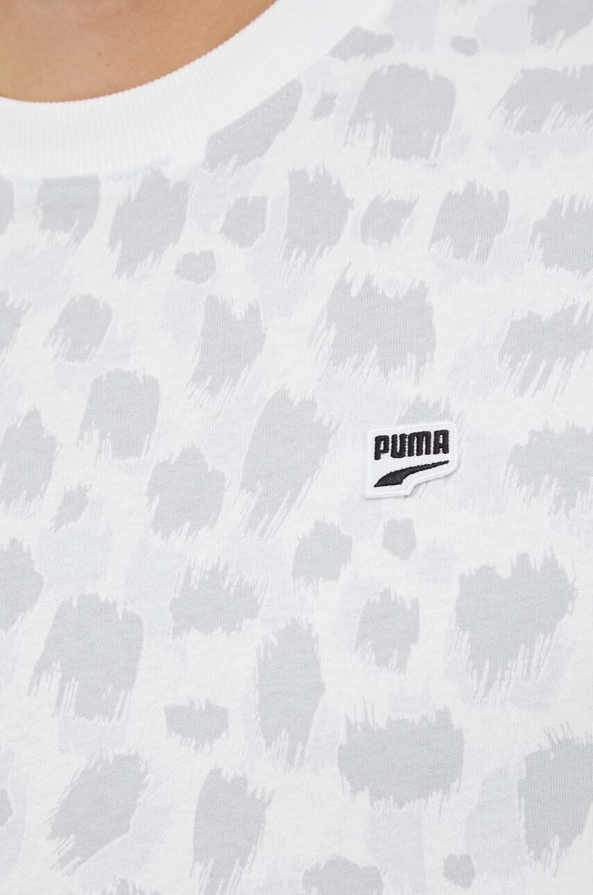 Puma Bavlněné tričko bílá barva - Pepit.cz