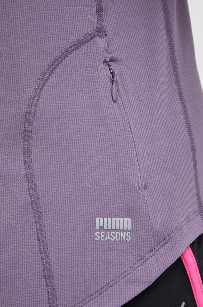 Puma Běžecké tričko Seasons fialová barva - Pepit.cz