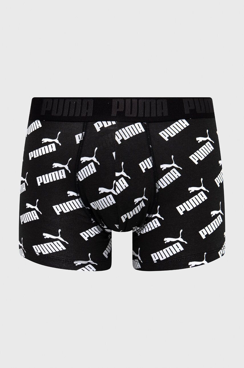 Puma Boxerky (2-pack) 935054 pánské černá barva - Pepit.cz