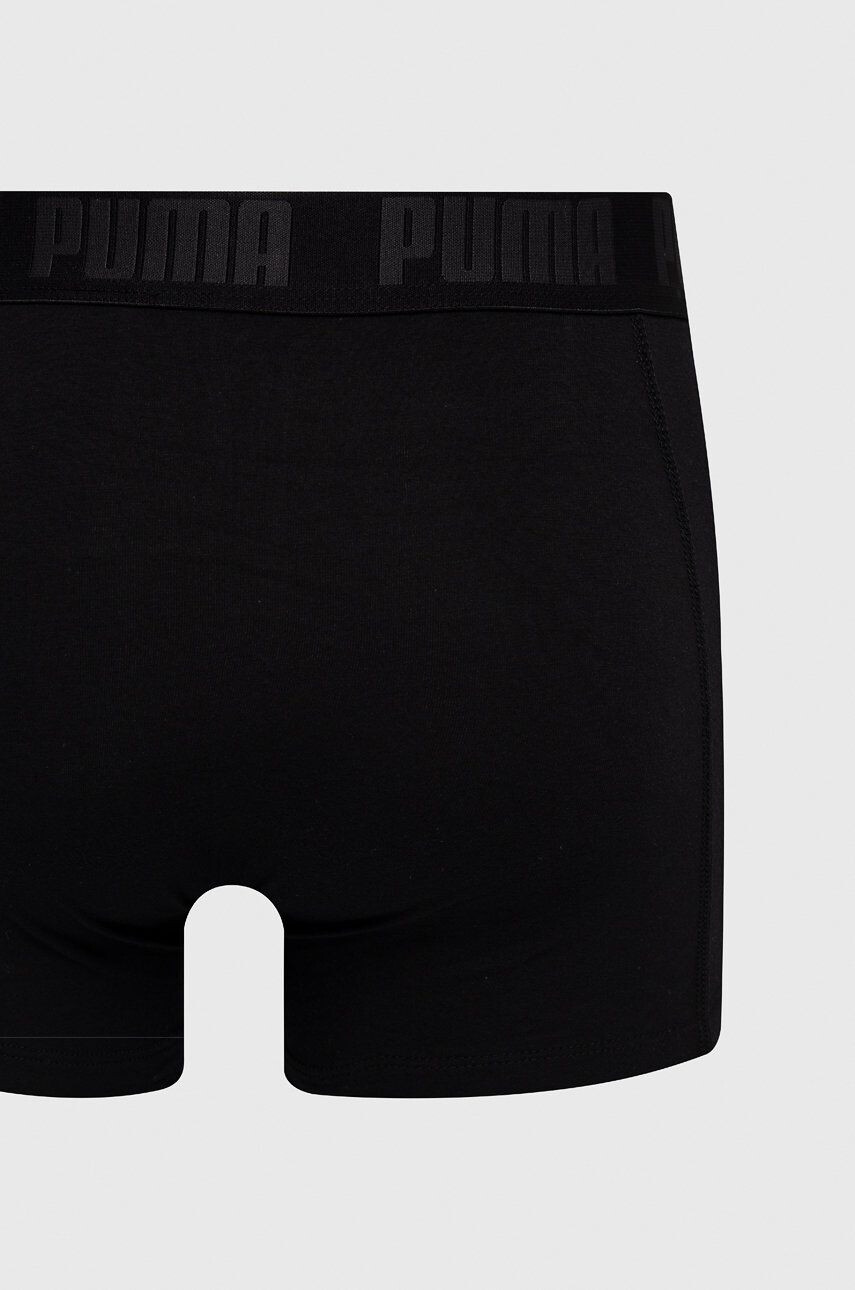 Puma Boxerky (2-pack) 935054 pánské černá barva - Pepit.cz