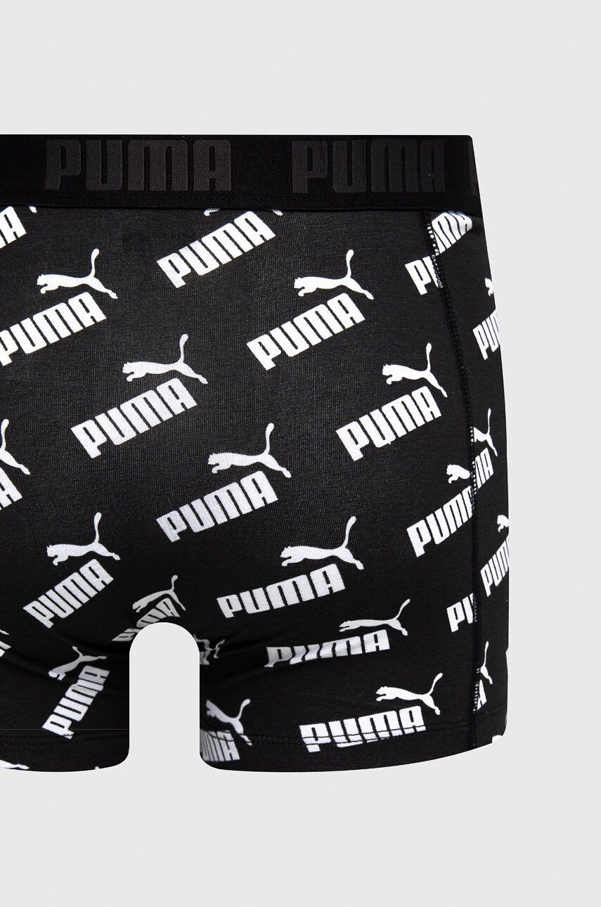 Puma Boxerky (2-pack) 935054 pánské černá barva - Pepit.cz