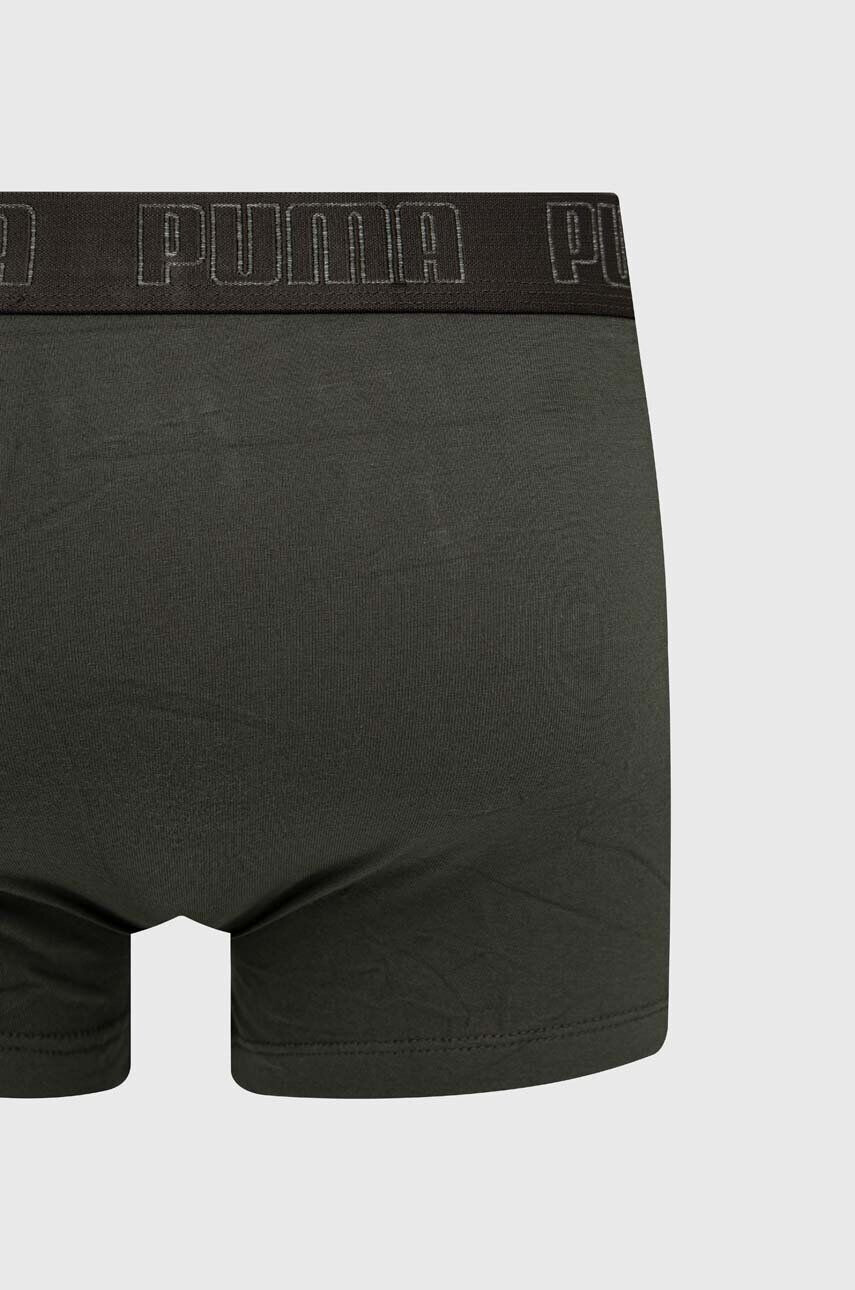 Puma Boxerky pánské zelená barva - Pepit.cz