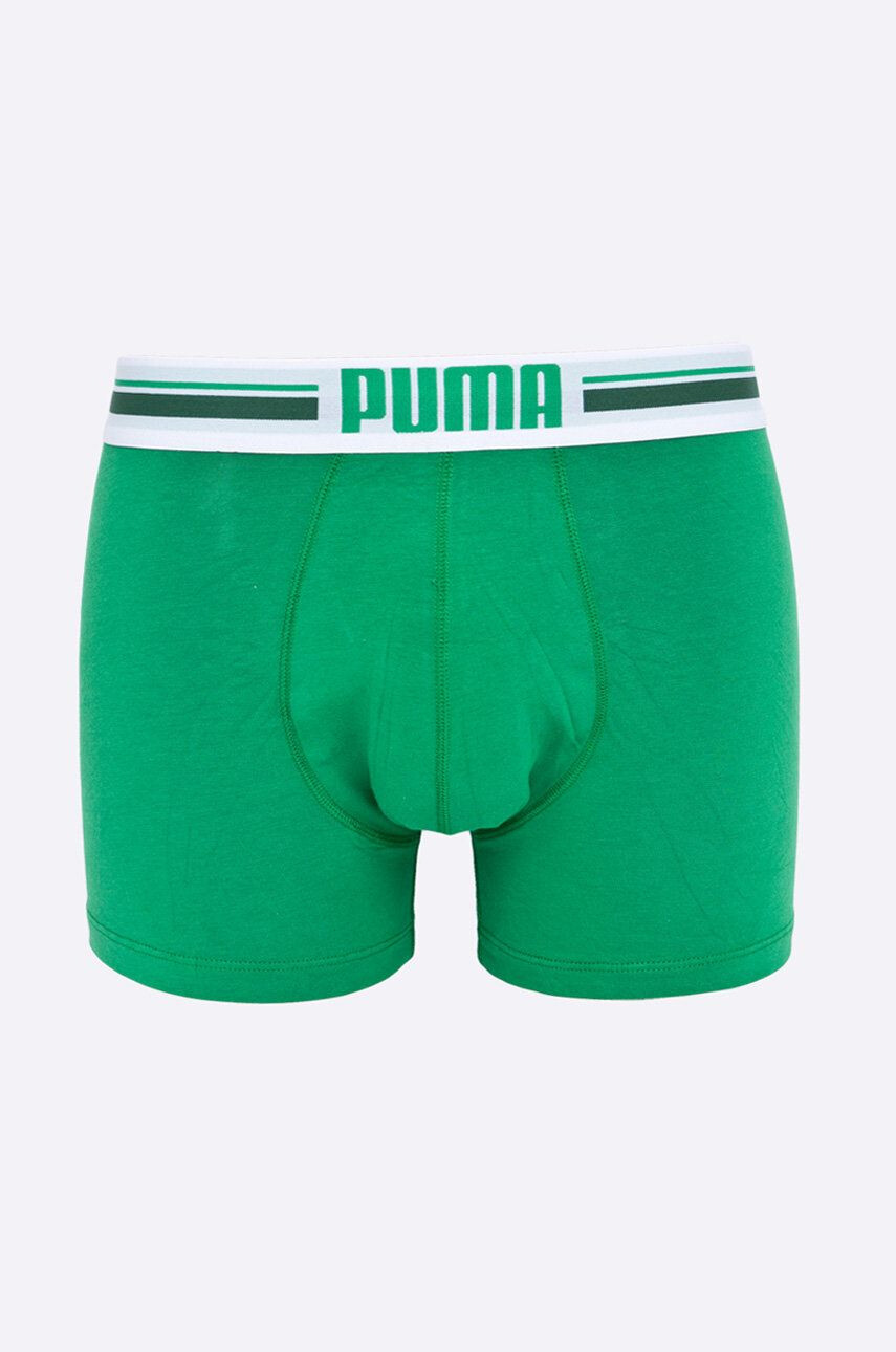 Puma Boxerky Placed logo boxer 2p green (2-pack) 90651904 - Pepit.cz