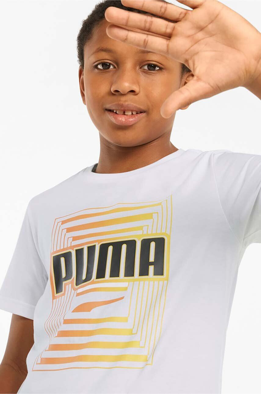 Puma Dětské bavlněné tričko 847292 - Pepit.cz