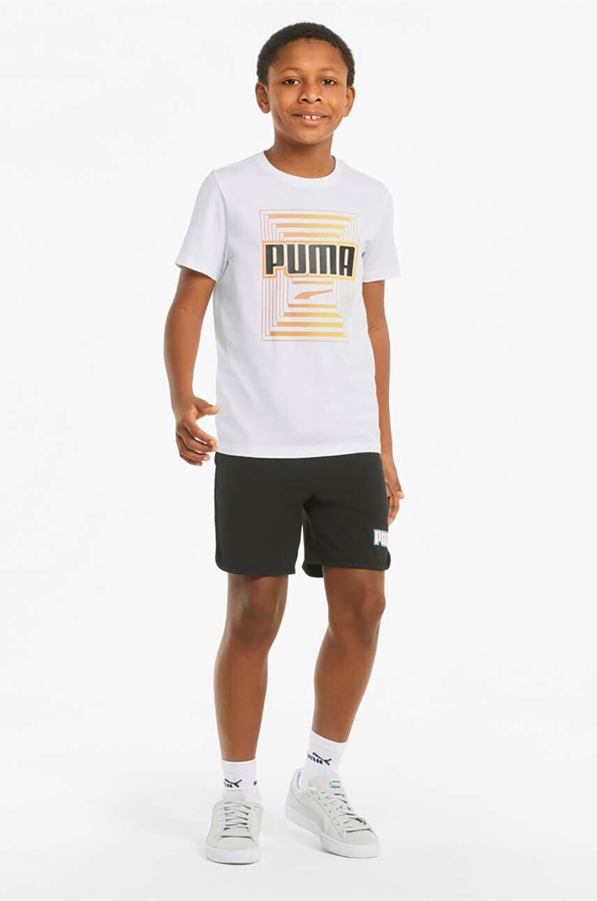 Puma Dětské bavlněné tričko 847292 - Pepit.cz