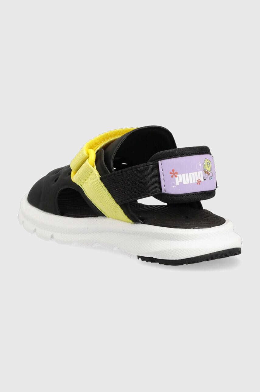 Puma Dětské sandály Spongebob černá barva - Pepit.cz