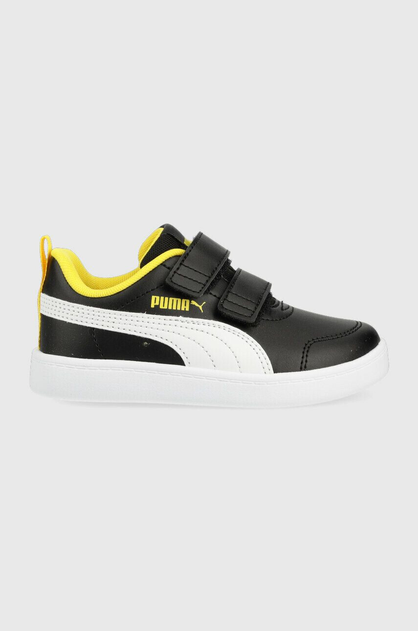 Puma Dětské sneakers boty Courtflex v2 V PS černá barva - Pepit.cz