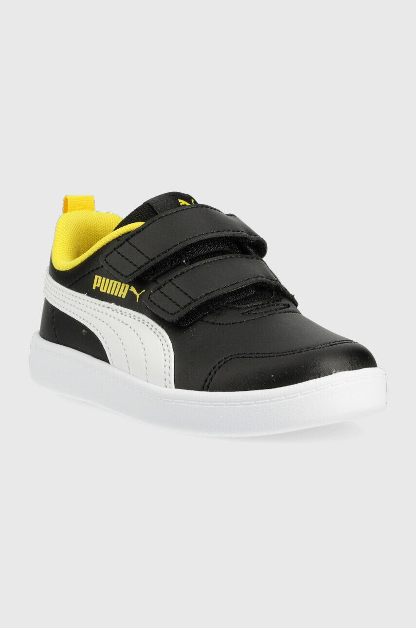 Puma Dětské sneakers boty Courtflex v2 V PS černá barva - Pepit.cz